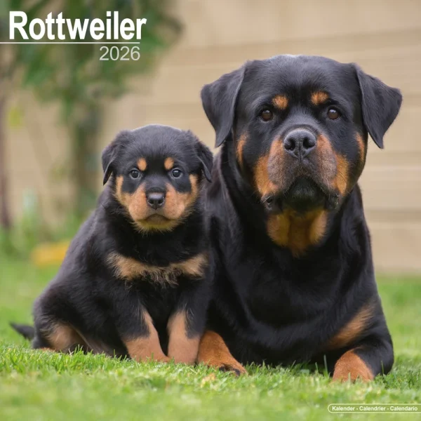 Kalender 26 Rottweilers as