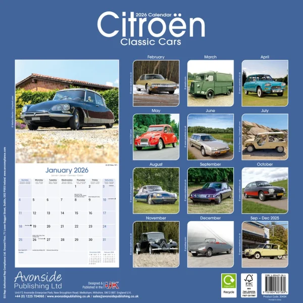 Kalender 26 Citroen as - Image 2