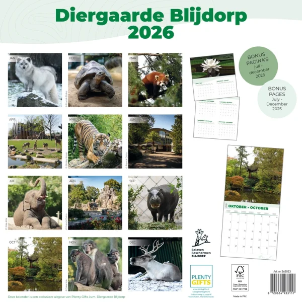 Kalender 26 Diergaarde Blijdorp pg - Image 2