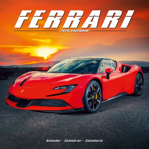 Kalender 26 Ferrari as