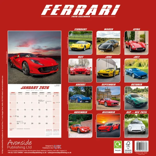 Kalender 26 Ferrari as - Image 2