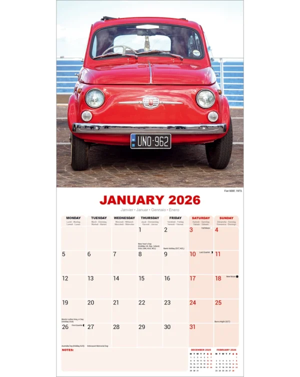 Kalender 26 Fiat 500 as - Image 3