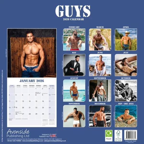 Kalender 26 Guys as – Bild 2