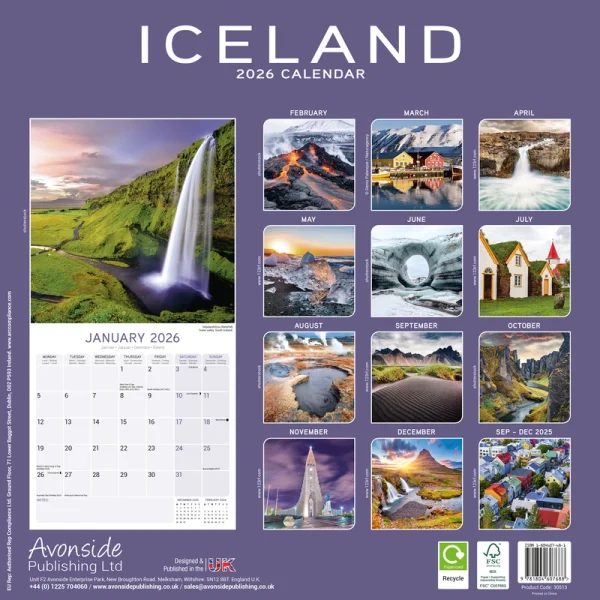 Kalender 26 Iceland as - Image 2