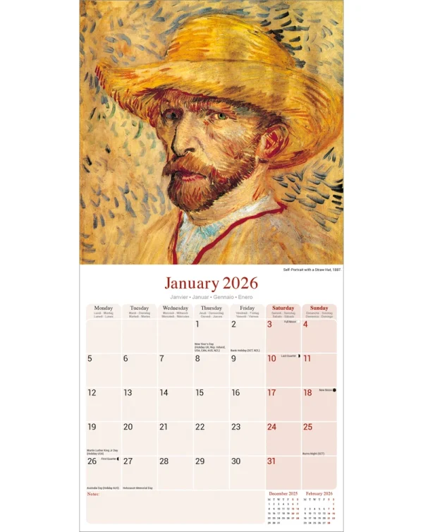 Kalender 26 Van Gogh as - Image 3