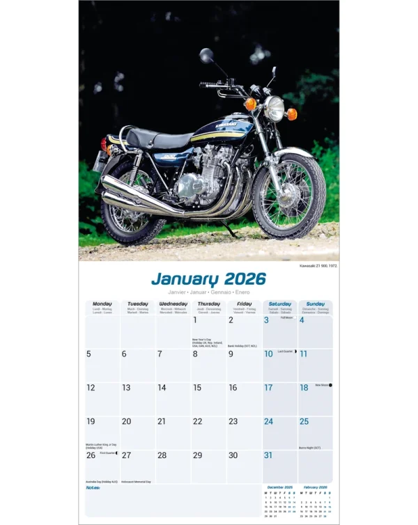 Kalender 26 70's Superbikes as – Bild 3