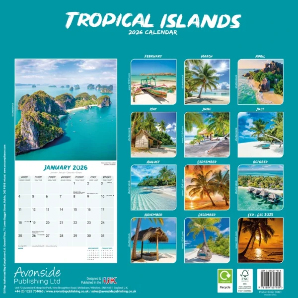 Kalender 26 Tropical Islands as - Image 2