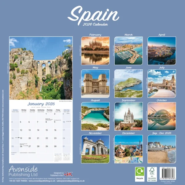 Kalender 26 Spain as - Image 2